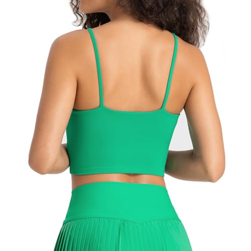 Image of Lemedy Women Padded Sports Bra Fitness Workout Running Shirts Yoga Tank Top