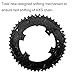 DJC Stone Chainring 107BCD for Rival Round Bike Double Chainring 2X for Sram Rival ETAP AXS Flattop 12S 54-41T 50-37T 52-39T 46-33T 48-35T 12 Speed (52T-39T for Rival AXS)