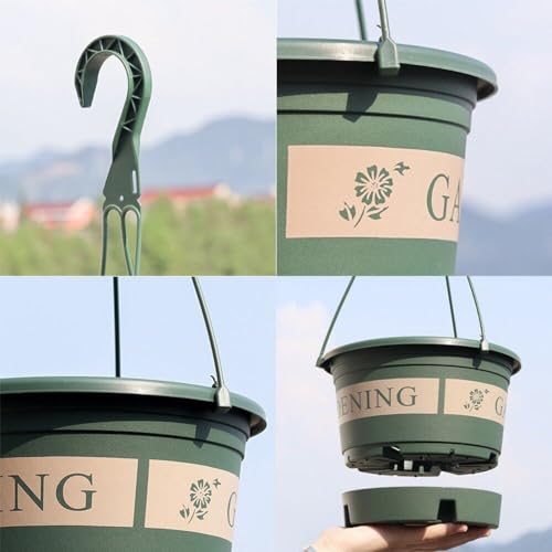 Pot de fleurs d'extérieur suspendu pour végétaliser un petit balcon vide - 6