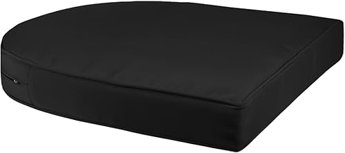 Miniatura 5 de Jeco Silla de mimbre con cojín negro, juego de 2, espresso