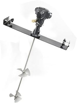 Pneumatic Paint Mixer, 50 Gallon Pneumatic Bracket Mixer Tank, Stainless Steel Handheld Tank Barrel Clip Bracket Mixer, 1/2HP Air Agitator Tank Mixer, Paint Shaker Paint Mixer for Ink Paint Coating