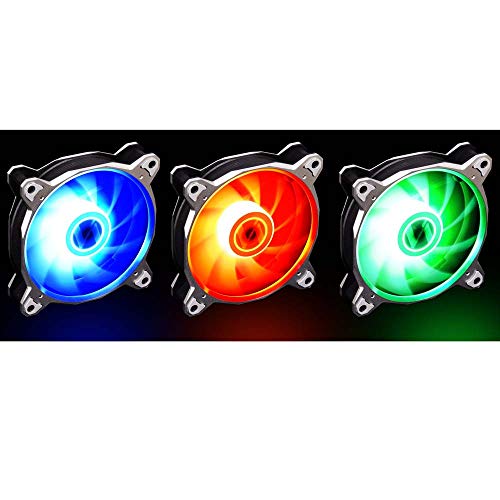 Image of (Refurbished) LIAN LI Bora Lite 120 RGB-3S I 3 x 120mm RGB Case Fans I 3 Fans Pack I BORAL120RGB-3S - Silver