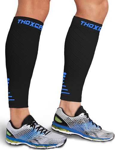 Thoxcare Calf Compression Sleeve for Men Women (1 Pair), Leg