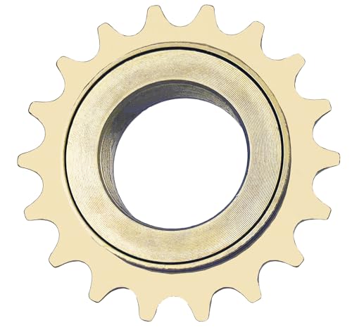 THALOUS Bicycle Freewheel Single Speed 18T Compatible with 1/2\'\'×1/8\'\' Bike Freewheel Threaded Type Freehub Cycling Replacement Parts - Thumbnail 6