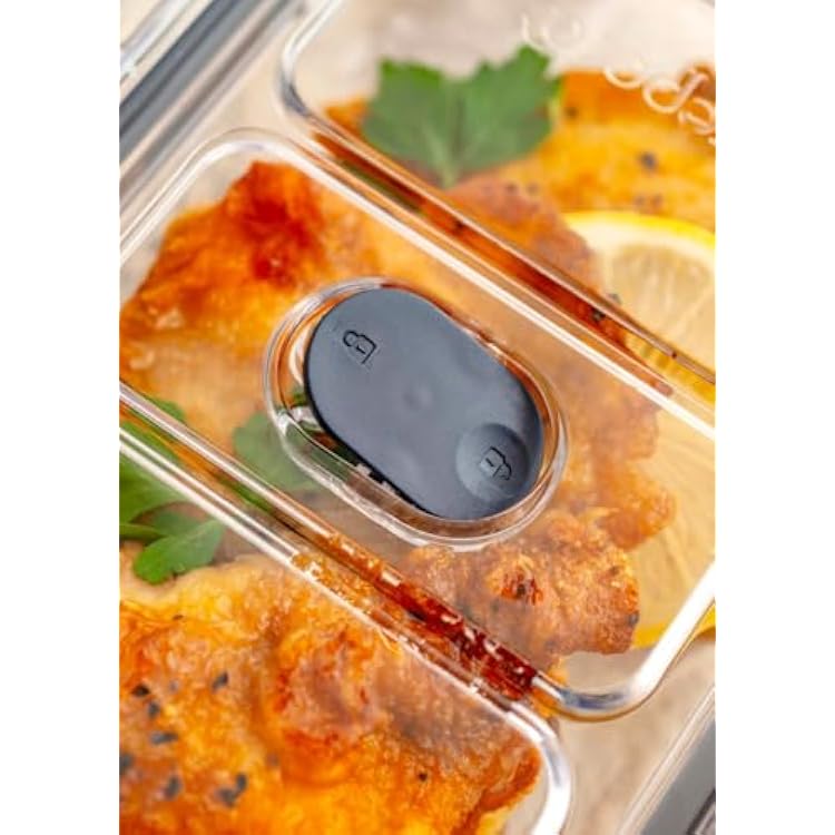 Latchlok Click 6.2 Cup Food Storage Container with Raiser & Divider, Storm
