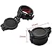 LEESEN Protective Cover Special Shade IR Filter Lampshade,Flashlight Lens Protective Cover for Streamlight,Surefire Flashlights,M300/M600 Series Tactical Flashlight, Black