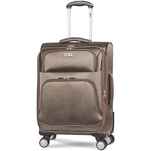 iFLY Luggage iFLY SoftSided Carry On Luggage Prestige 20", Gold CarryOn Luggage, Gold Amazon
