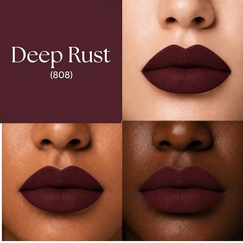 Image of BARELOVE SLAY All Day Non-Drying Liquid Lipstick for Women with Matte Finish One Swipe Application | Highly Pigmented |Smooth Glide Formula | Long Lasting | Transferproof | 12 ml | 808-Deep Rust