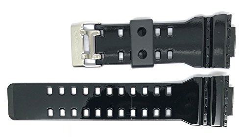 Bracelet pour montre Casio G-Shock GA-100 GD-100 GA-110 - Résine noire robuste 10378391