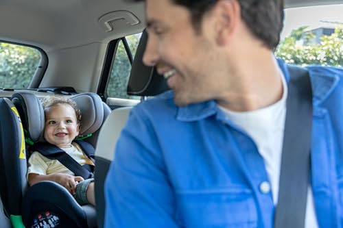 Bebeconfort Athena 360 I-Size Seggiolino Auto, Seggiolino 360 Girevole, 0-12 Anni, 40-150 Cm, Isofix, 10 Posizioni Del Poggiatesta, 4 Posizioni Reclinabili, Mineral Black - 8