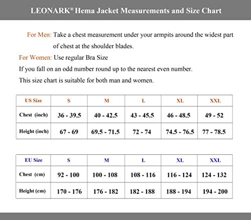 Leonark Black 350N Light Hema Sparring Jacket Double Fastening Overlays For Hema Longsword Rapier Sabre Armoury (350N, Xl) #TOP1