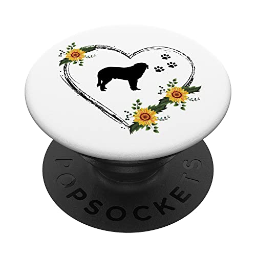 PopSockets swappable grip with Saint Bernard paw prints design