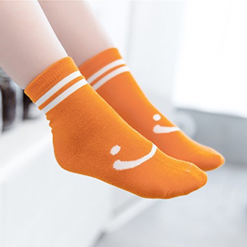 Socks Boys' Little Boys' Kids Toddler Stripe Cute Cotton Casual Crew Socks Girls Socks 5 Pair Pack