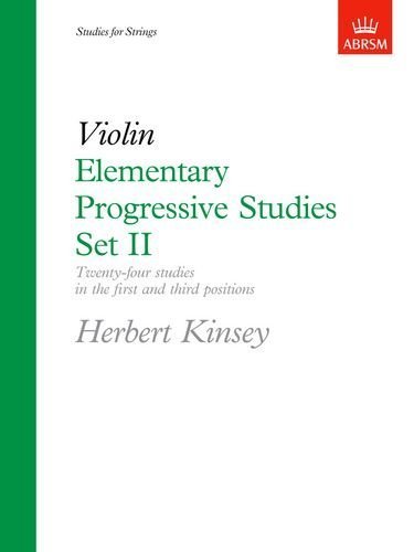 Violin: Elementary Progressive Studies, Set 2 by Herbert Kinsey (1989) Sheet music      Sheet music