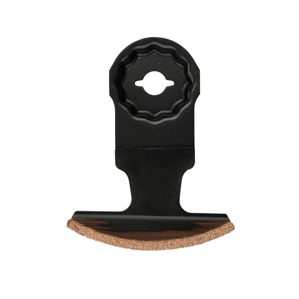 Makita E-08595 StarlockMax® Multiherramienta oscilante de metal duro de 2-3/4 pulgadas con lechada de carburo de tungsteno de grano 50 y hoja de sierra segmentada abrasiva