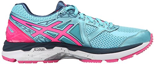 Asics Women's Gt-2000 4 Running Shoe, Turquoise/Hot Pink/Navy, 6 M Us #TOP5