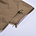 Mens All Seasons Cargo Pants with Fold&Zipped Pockets Lightweight Hiking Fishing Wild Pant Ripstop Sweatpant (Dark Khaki,Medium)