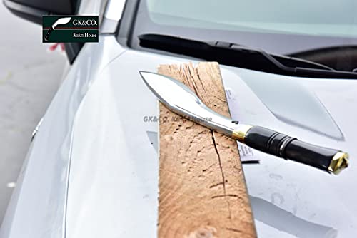 GK&CO. Kukri House Official Issued - Genuine Kukri/Khukuri - 10-25 inches Blade Service No.1 Highly Polished Knife - Handmade in Nepal.