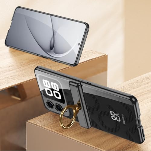 Coque Huawei Nova Flip transparente protégeant l'écran et la charnière - 5