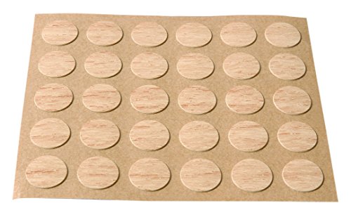 Brinox Abdeckkappe für Schrauben, selbstklebend, braun, B77900H Cover