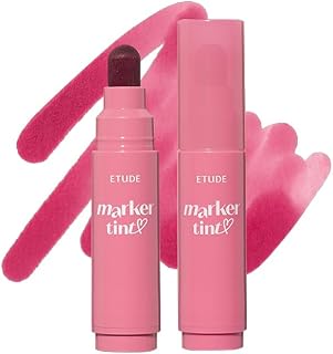 ETUDE Dear Darling Marker Tint| Hydrating & Long Lasting Lip Stain | High Pigmented Lip Maker with Easy Drawing Tip | Kore... Price In India
