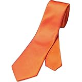[ベスト アイテム] ネクタイ オレンジ 橙 ナロー タイ メンズ ビジネス スリムタイ 6cm 細 手洗 可 無地 ソリッド プレーン マット ジャガード 15