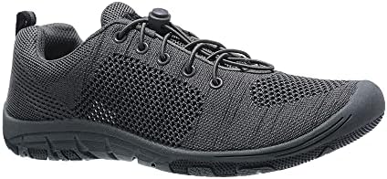 RocSoc Men's Summer Barefoot Woven Fabric Water Sport Aqua Shoes | Breathable, Speed Laceup, Quick Dry Athletic Beach Footwear for Kayaking Fishing Driving Yoga Walking | Image 1