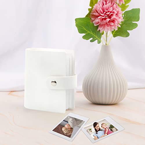 52 Taschen Mini-Fotoalbum für Fujifilm Instax Mini 12 11 9 90 8 7s 40, passend für Polaroid Snap/Z2300/SocialMatic Sofortbildkameras & Zip Sofortdrucker (1 Pack, Weiß)