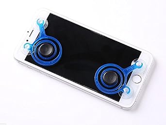 2Pc Magik Joystick Joypad Controller Gamepad for iPhone All Touch Screen Phone Tablet Blue