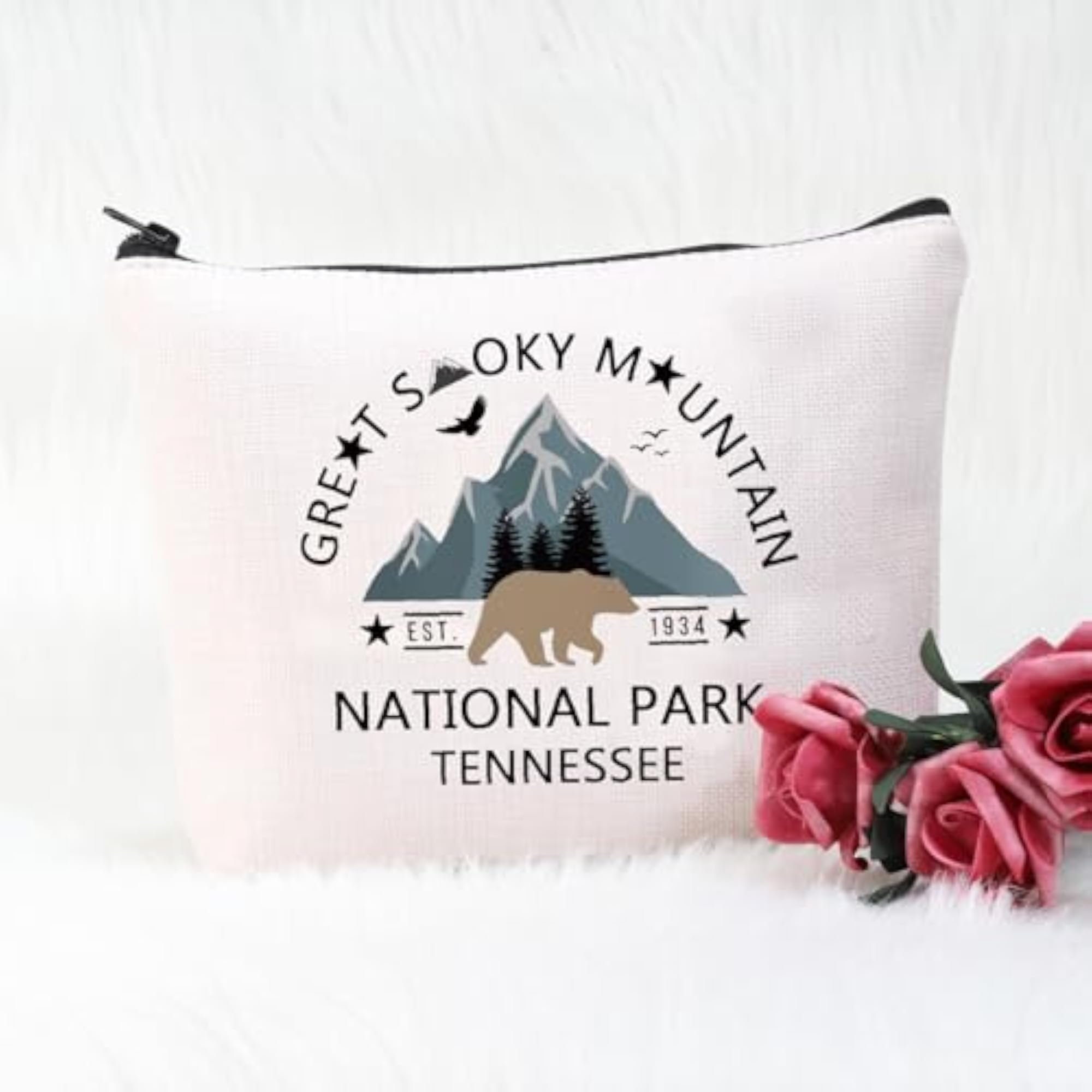 Retro National Park Gift Cosmetic Bag