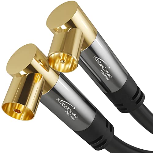 Cavo Antenna TV Coassiale 7.5m - Full HD, Schermatura 100dB, Spina Metallica, Per Segnali Analogici E Digitali - Foto 4