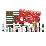 Christmas Advent Beauty 2025 - Producto reafirmante de la piel de 24 días, calendario cosmético de cuenta regresiva de Adviento | para mujeres, amantes de la belleza, hogar, oficina, viajes, rutina