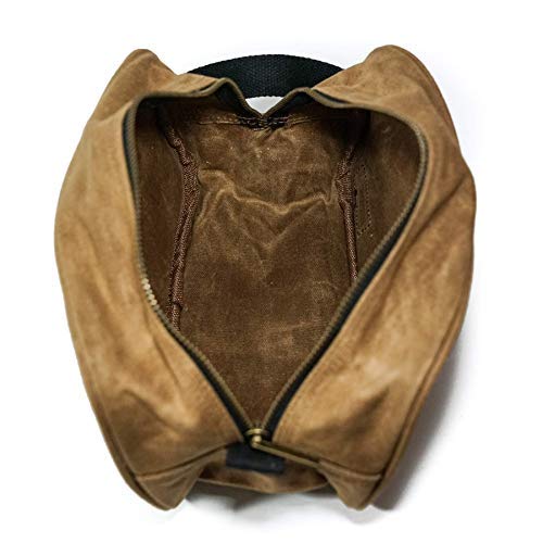 Readywares Toiletry Bag, Waxed Canvas Dopp Kit, Stylish And Durable Shaving Kit Bag #TOP3