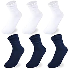 White+navy,6 Pairs