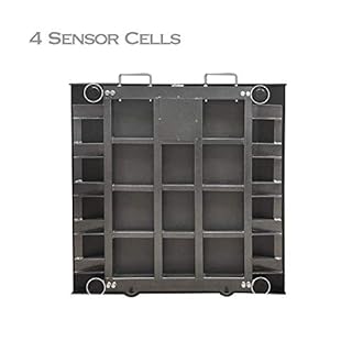 ANGEL USA Heavy Duty Digital Portable Floor Wheelchair Scale, All Metal Platform with Dual Ramp and Wheel, 2025 New Version with Protection Edge