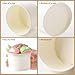 Belinlen 200 Count 4 oz Paper Ice Cream Cups Frozen Yogurt Cup Dessert Bowls Frozen Dessert Supplies(White)