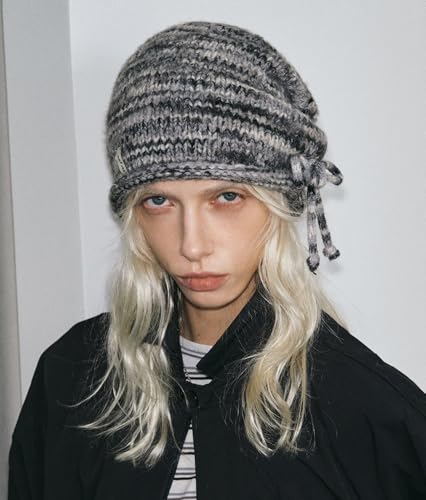 Bonnet tricoté ample doux et chaud pour un hiver cocooning Y2K