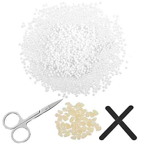 Kit de Reparación de Dientes multifuncional, Perlas Térmicas de Relleno de Dientes 200g, Temporales de Dientes de Carillas con Limas y Tijeras para Obturación Arreglando Diente Faltante y Roto Cover