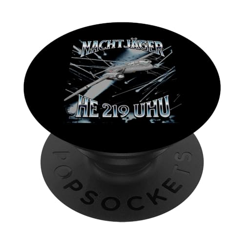 WW2 Airplane HE-219 World War Two Night Fighter Pilot PopSockets Standard PopGrip