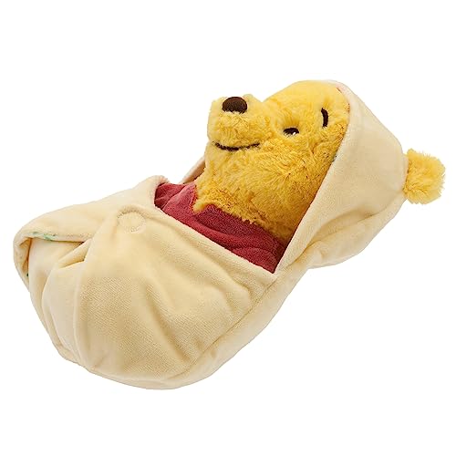image for Disney Store Official Winnie The Pooh Plush with Blanket Pouch Babies 