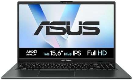 Notebook ASUS Vivobook Go 15, AMD Athlon, 8 GB, 128 GB SSD, W11 H...