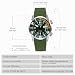 Imagen de BERNY Reloj De Buceo Hombres 20ATM Movimiento Automático Reloj De Pulsera con Cristal De Zafiro Correa De Silicona Cómoda Super Luminoso