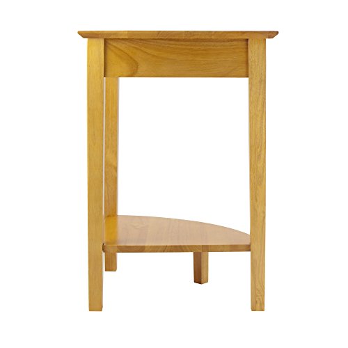 Winsome Wood Corner Desk With Shelf, Honey, 20 Inches #TOP1