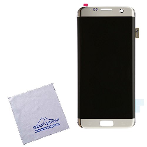 Touch Screen Digitizer and LCD Assembly for Silver Samsung Galaxy S7 Edge
