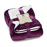 Genteele Sherpa Throw Blanket Super Soft Reversible Ultra Luxurious Plush Blanket (60