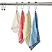 Shower Curtain Hooks Rings with Clips Hanger Clips Hanger Hooks Laundry Hooks Laundry Hanger Hooks Clips Stainless Steel Set of 12