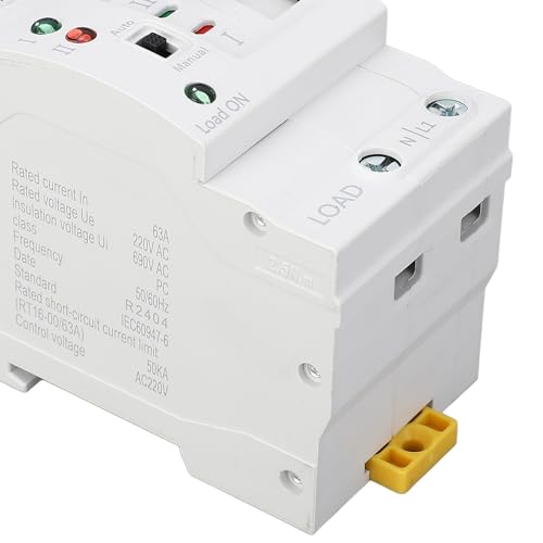 Interruptor de Transferência Automática de Energia Dupla 2P 63A Interruptor de Transferência de Ener