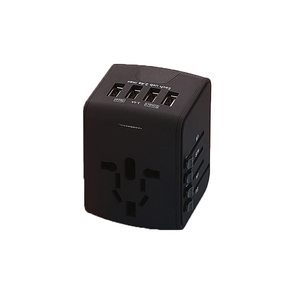 Enchufe Internacional Adaptador Viajes portátil Consigue International Socket Converter, Adaptador de Viaje Mundial, Adaptador de Viaje Universal Adaptador de Corriente