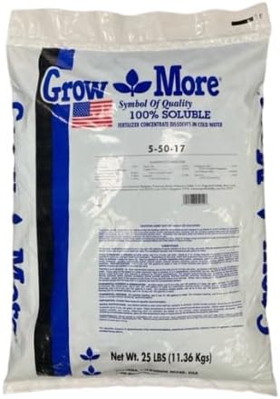 Miniatura 2 de Grow More 5-50-17 Concentrado de fertilizante se disuelve en agua fría - 25LB