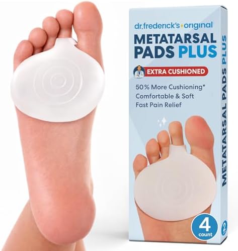 Dr. Frederick's Original Metatarsal Pads Plus - 4 Pieces - Extra Cushion